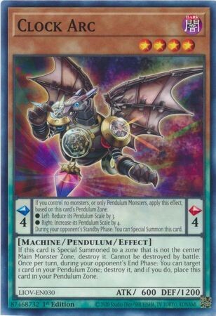 Clock Arc - LIOV-EN030 - Common 1st Edition Lightning Overdrive: LIOV 1st Edition Singles