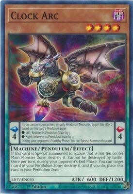 Clock Arc - LIOV-EN030 - Common 1st Edition Lightning Overdrive: LIOV 1st Edition Singles