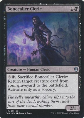 Bonecaller Cleric 117/361 - Commander Legends: Battle for Baldur&#39;s Gate Singles