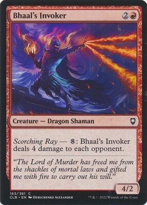Bhaal&#39;s Invoker 163/361 Commander Legends: Battle for Baldur&#39;s Gate Singles