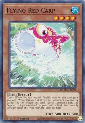 Flying Red Carp - DAMA-EN093 - Common 1st Edition
Dawn of Majesty 1st Edition Singles
