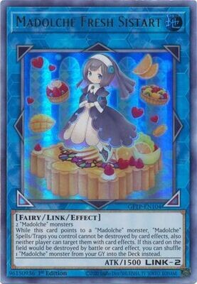Madolche Fresh Sistart - GFTP-EN104 - Ultra Rare 1st Edition
Ghosts From The Past 1st Edition Singles