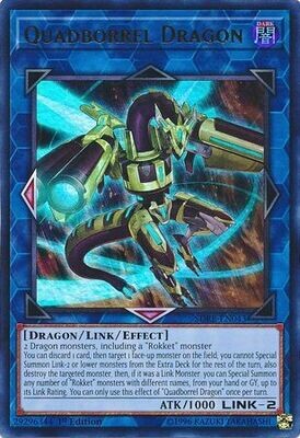 Quadborrel Dragon - SDRR-EN043 - Ultra Rare 1st Edition
Rokket Revolt Singles