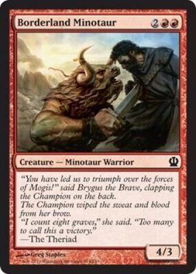 Borderland Minotaur 114/249 - Theros Singles