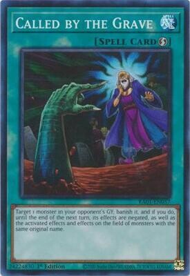 SJ Called by the Grave - RA01-EN057 - Super Rare
25th Anniversary Rarity Collection Singles