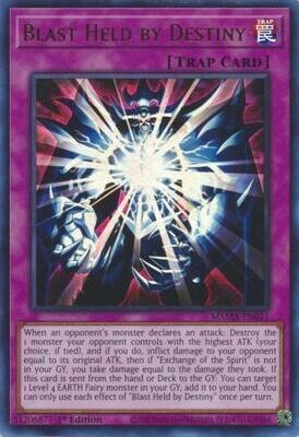 Blast Held by Destiny - MAMA-EN031 - Ultra Rare 1st Edition Magnificent Mavens 1st Edition Singles