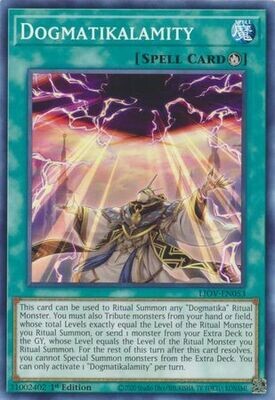 Dogmatikalamity - LIOV-EN053 - Common 1st Edition Lightning Overdrive: LIOV 1st Edition Singles (espanol)