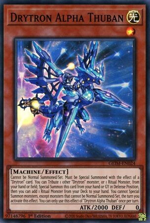 Drytron Alpha Thuban - GEIM-EN024 - Super Rare 1st Edition Genesis Impact [GEIM] 1st Edition Singles