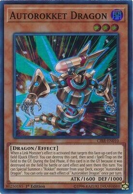 Autorokket Dragon - CIBR-EN010 - Super Rare 1st Edition Circuit Break 1st Edition Singles