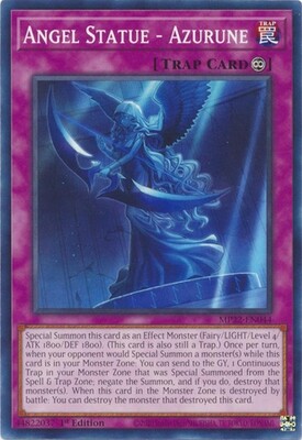 Angel Statue - Azurune - MP22-EN044 - Common 1st Edition 2022 Mega-Tin: Pharaoh&#39;s Gods 1st Edition Singles