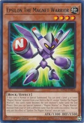 Epsilon The Magnet Warrior - MP23-EN014 - Rare 1st Edition Mega Tin 2023 Dueling Heroes Singles