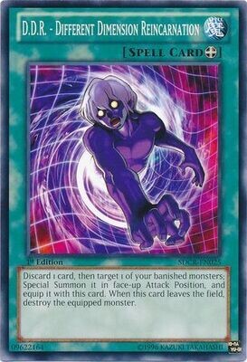 D.D.R. - Different Dimension Reincarnation - SDCR-EN025 - Common 1st Edition Structure Deck: Cyber Dragon Revolution 1st Edition Singles