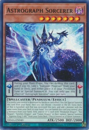 Astrograph Sorcerer - TAMA-EN040 - Rare 1st Edition Tactical Masters 1st Edition Singles