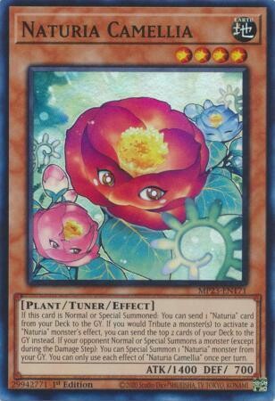 Naturia Camellia - MP23-EN171 - Super Rare 1st Edition
Mega Tin 2023 Dueling Heroes Singles