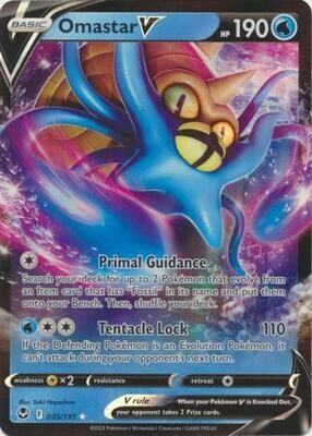 TS Omastar V - 035/195 - Ultra Rare
Sword &amp; Shield: Silver Tempest Singles