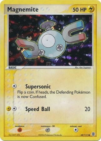 TS Magnemite - 68/112 - Common Reverse Holo
Ex Fire Red &amp; Leaf Green Reverse Holo Singles