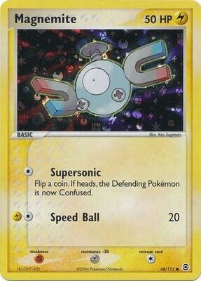 TS Magnemite - 68/112 - Common Reverse Holo
Ex Fire Red &amp; Leaf Green Reverse Holo Singles