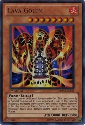SH Lava Golem - SDMA-EN014 - Ultra Rare 1st Edition Structure Deck: Marik 1st Edition Singles