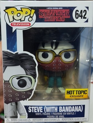 SH9 Steve with Bandana Funko Pop 642 Stranger Things Figura Hot Topic