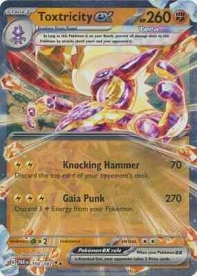Toxtricity ex - 100/182 - Ultra Rare
Scarlet &amp; Violet: Paradox Rift Singles