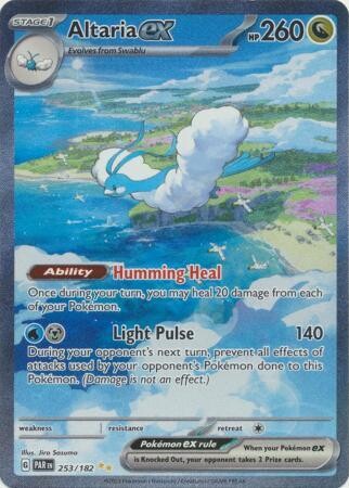 SJ Altaria ex - 253/182 - Special Illustration Rare
Scarlet &amp; Violet: Paradox Rift Singles