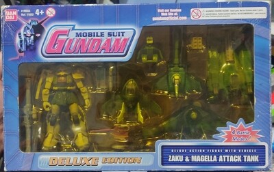 SJ Mobile Suit Gundam Zaku Megella Attack Tank Figura Anime Completa