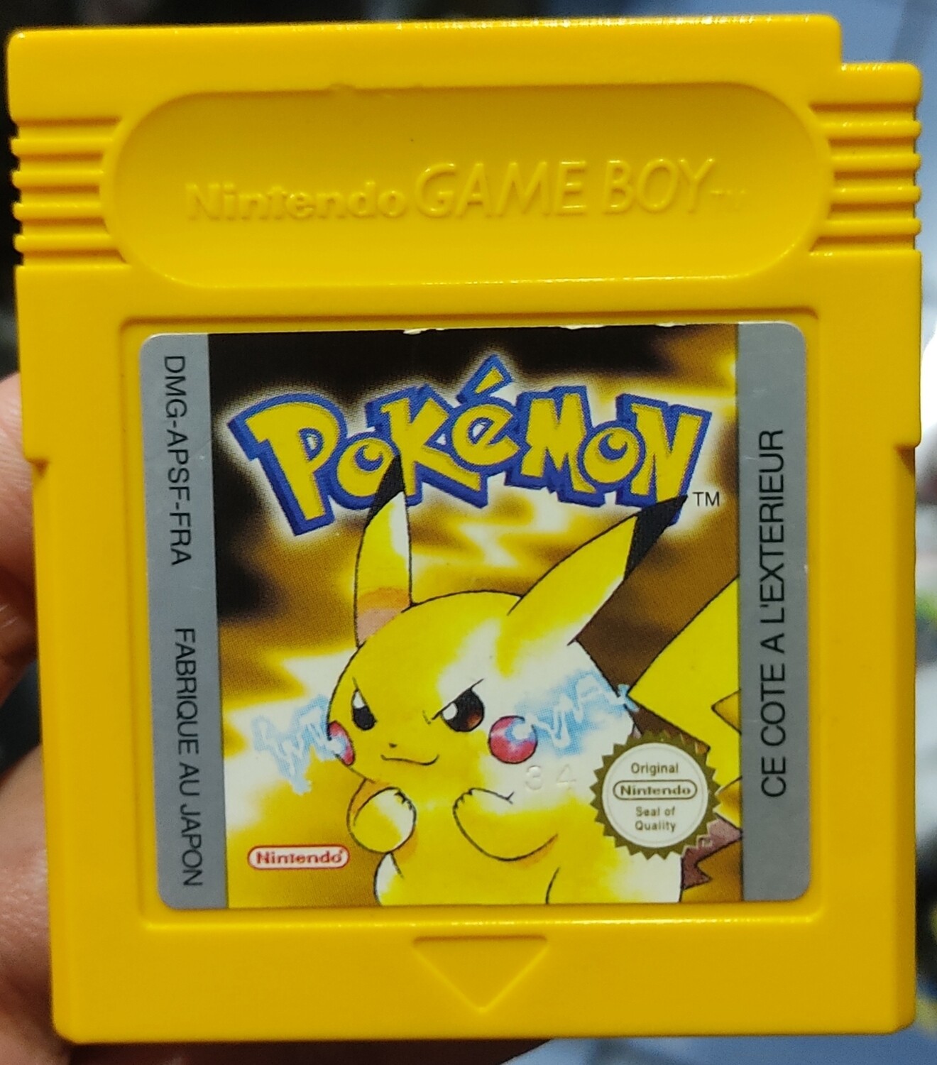 Pokemon Yellow Cartucho Frances