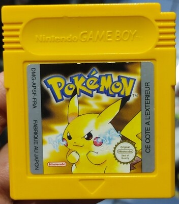 Pokemon Yellow Cartucho Frances