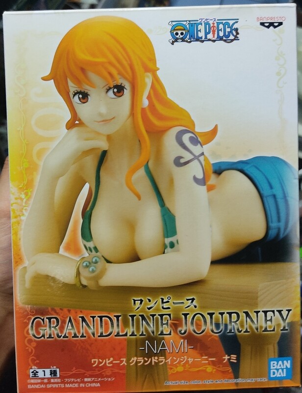 SJ Nami One Piece Grandline Journey Bandai Figura Anime