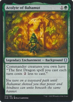 Acolyte of Bahamut 212/361
Commander Legends: Battle for Baldur&#39;s Gate Singles