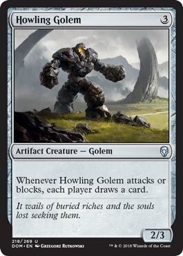 Howling Golem 218/269 - Dominaria Singles