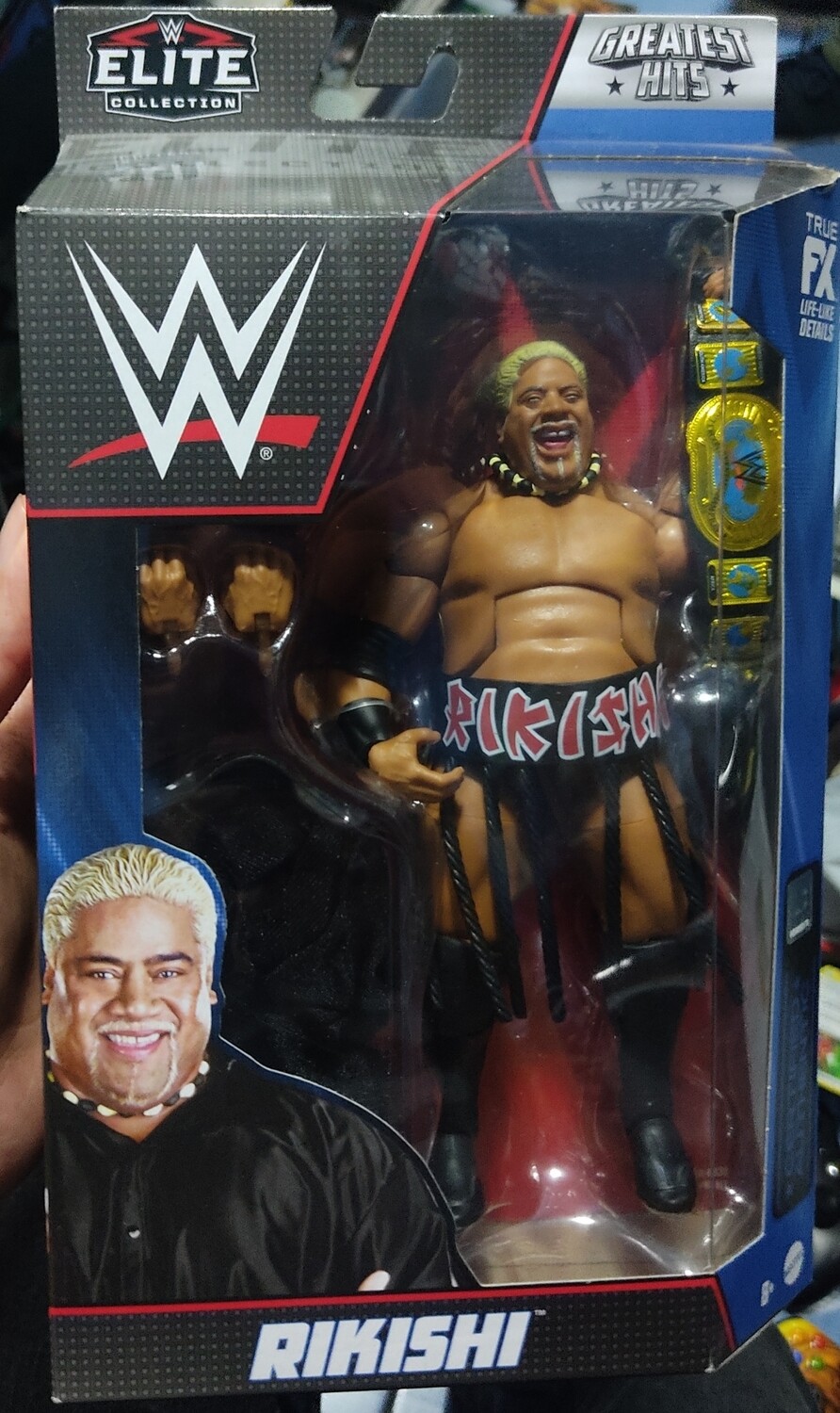 Rikishi WWE Figura Luchador Elite Collection