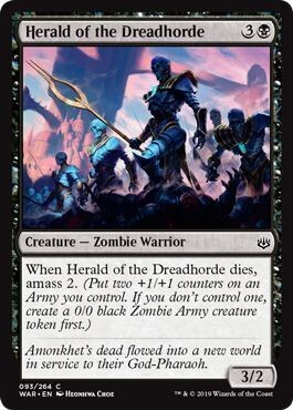 Herald of the Dreadhorde 093/264 - War of the Spark Singles