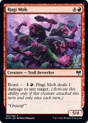 Hagi Mob 140/285 - Kaldheim Singles