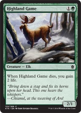 Highland Game 135/269 - Khans of Tarkir Singles