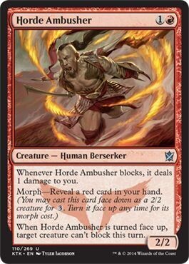 Horde Ambusher 110/269 Khans of Tarkir Singles