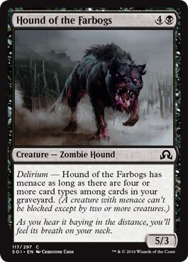 Hound of the Farbogs 117/297 Shadows over Innistrad Singles
