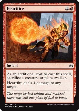 Heartfire 131/264
War of the Spark Singles