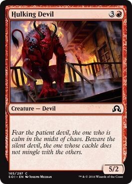 Hulking Devil 165/297 - Shadows over Innistrad Singles  (Español)
