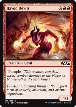 Havoc Devils 146/280 Magic 2019 (M19) Singles