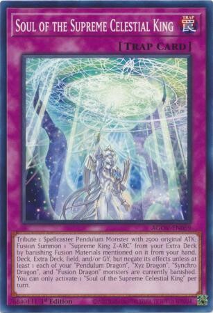Soul of the Supreme Celestial King - AGOV-EN069 - Common 1st Edition Age of Overlord 1st Edition Singles (espanol)