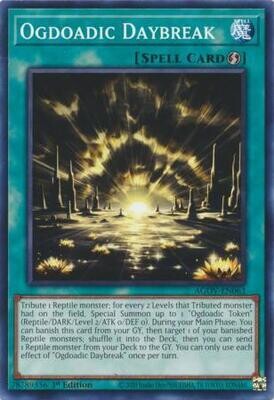 Ogdoadic Daybreak - AGOV-EN063 - Common 1st Edition Age of Overlord 1st Edition Singles