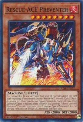 Rescue-ACE Preventer - DUNE-EN022 - Common 1st Edition
Duelist Nexus 1st Edition Singles