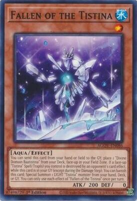 Fallen of the Tistina - AGOV-EN086 - Common 1st Edition
Age of Overlord 1st Edition Singles