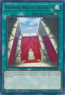 Valhalla, Hall of the Fallen - VASM-EN056 - Rare 1st Edition Valiant Smashers 1st Edition Singles