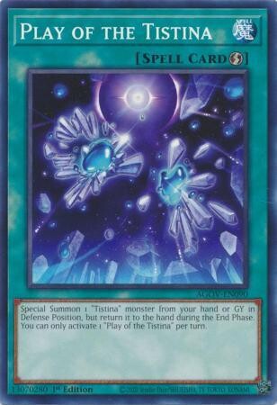 Play of the Tistina - AGOV-EN090 - Common 1st Edition
Age of Overlord 1st Edition Singles (Espanol)