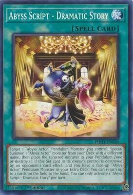 Abyss Script - Dramatic Story - PHHY-EN064 - Common 1st Edition Photon Hypernova 1st Edition Singles