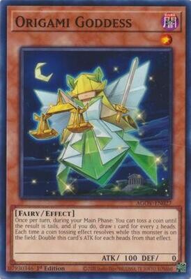 Origami Goddess - AGOV-EN027 - Common 1st Edition Age of Overlord 1st Edition Singles