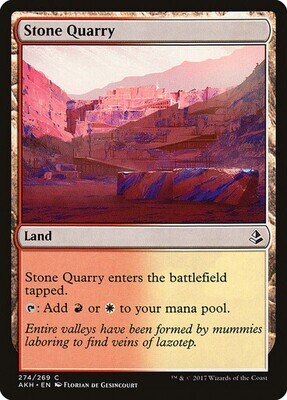 Stone Quarry
Amonkhet
English
Non-foil