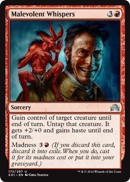 Malevolent Whispers 173/297
Shadows over Innistrad Singles